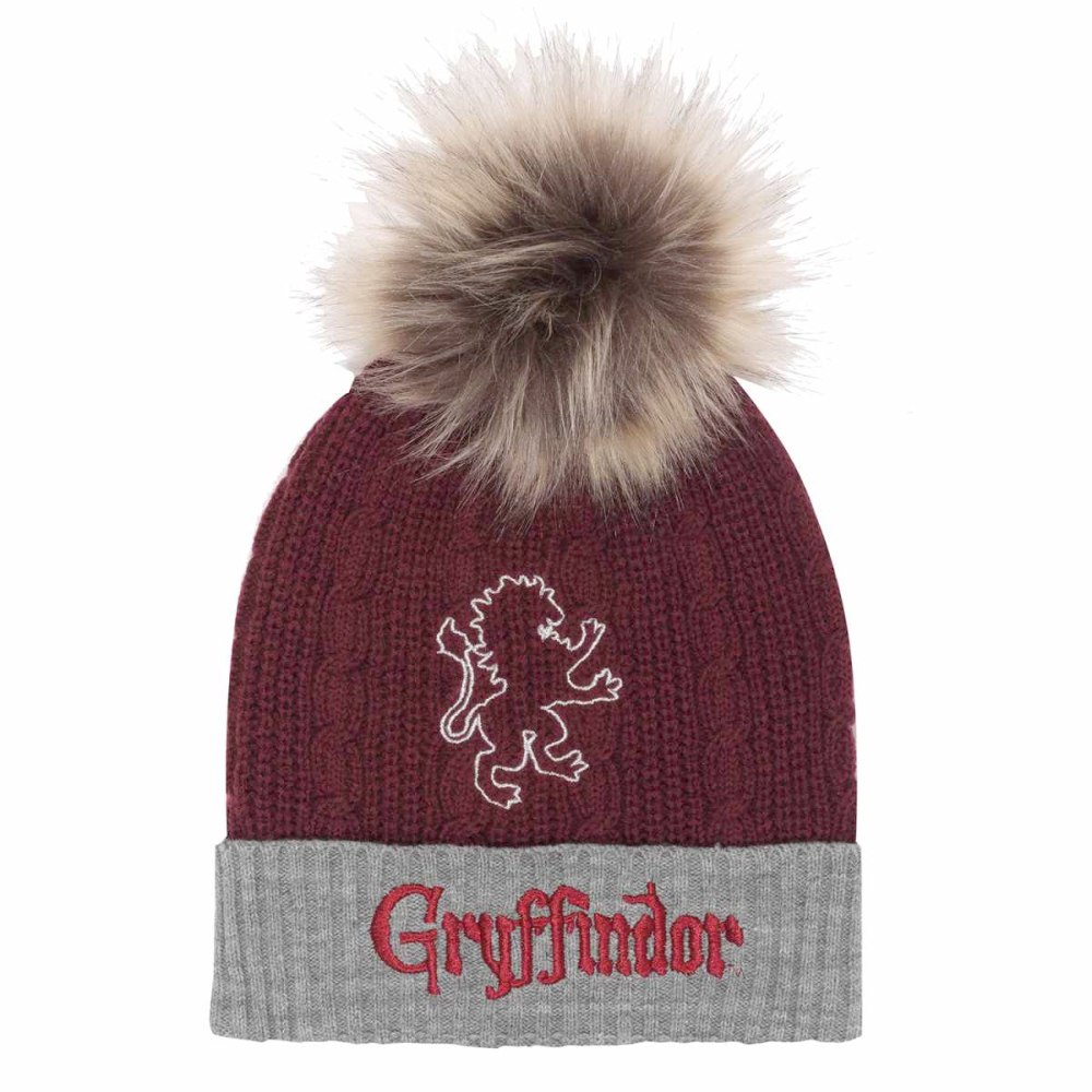 Harry Potter - Gryffindor House Pompom Beanie muts - Rood